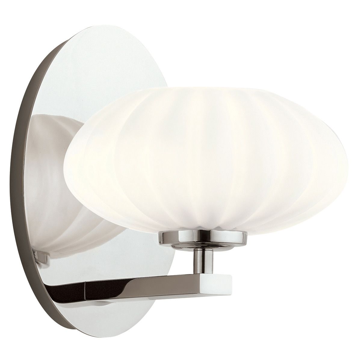 Pim 1 Light Polished Chrome Wall Light QN-PIM1-PC by Kichler
