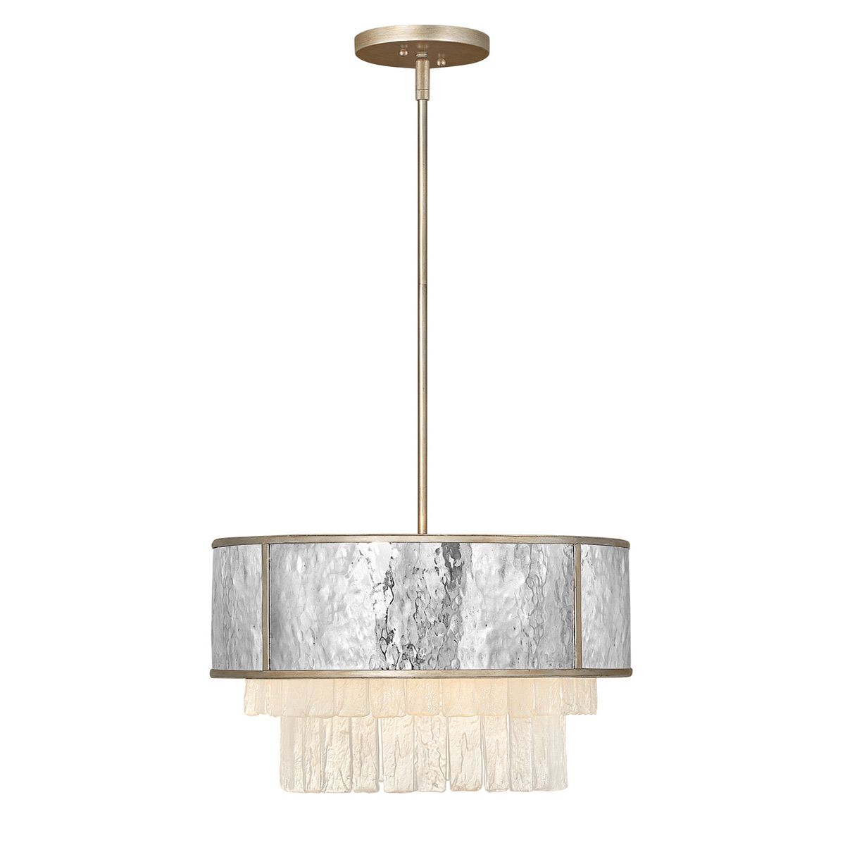 Reverie 4 Light Gold Semi-flush/ Pendant Light By Quintiesse Lighting QN-REVERIE-4P-CPG