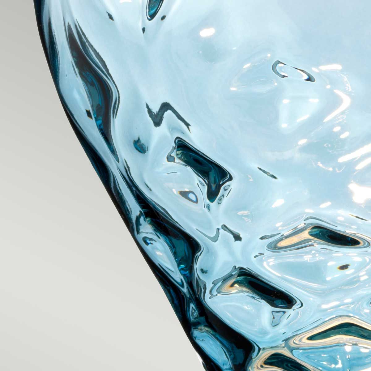 Samara Large Light Blue Glass Table Lamp