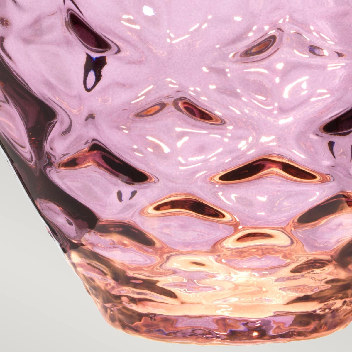 Samara Large Plum Glass Table Lamp