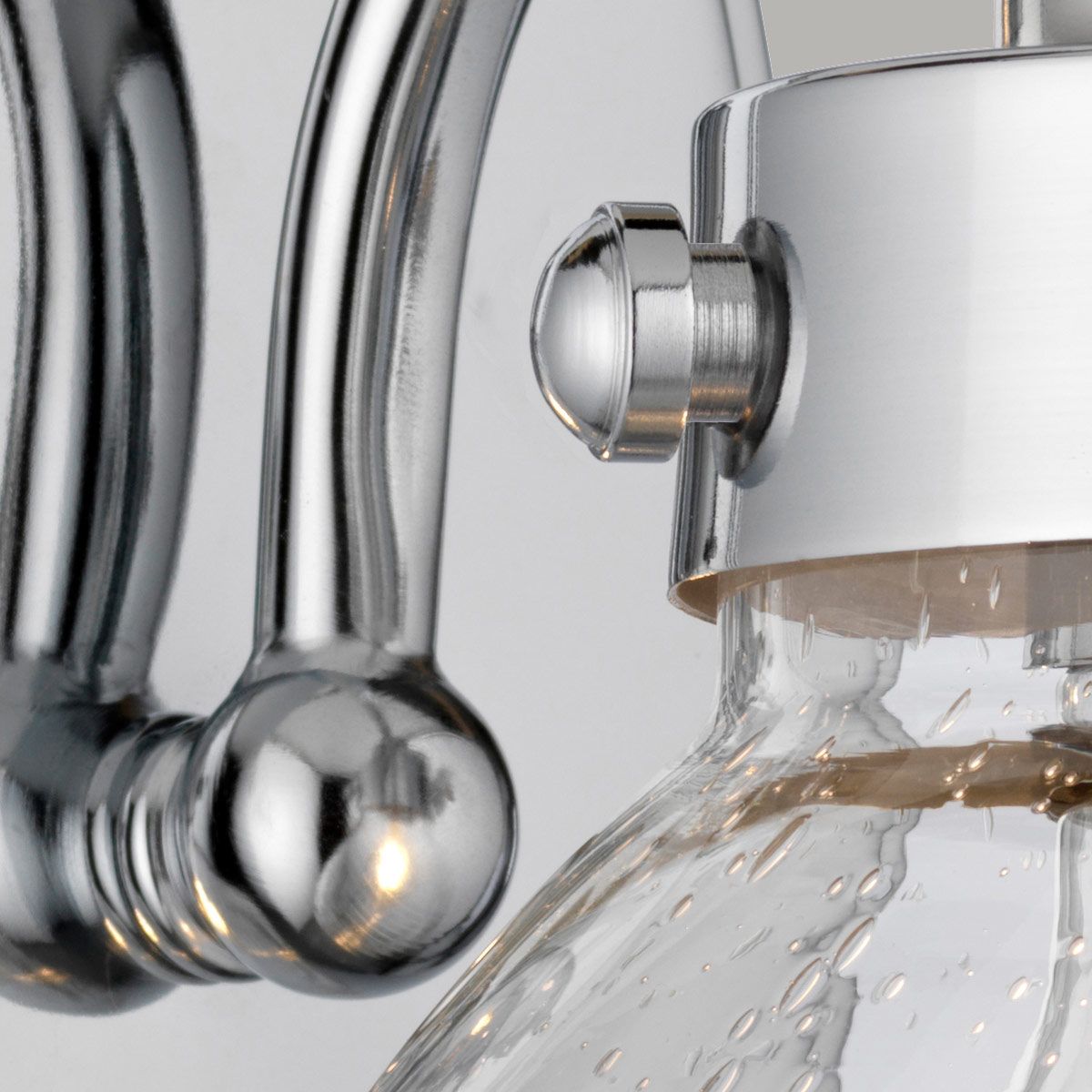 Scholar 1 Light Polished Chrome Bathroom Wall Light