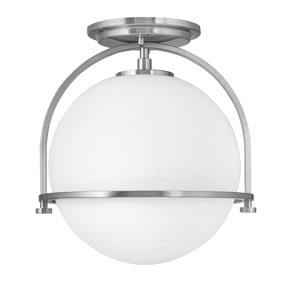 Somerset 1 Light Nickel Flush