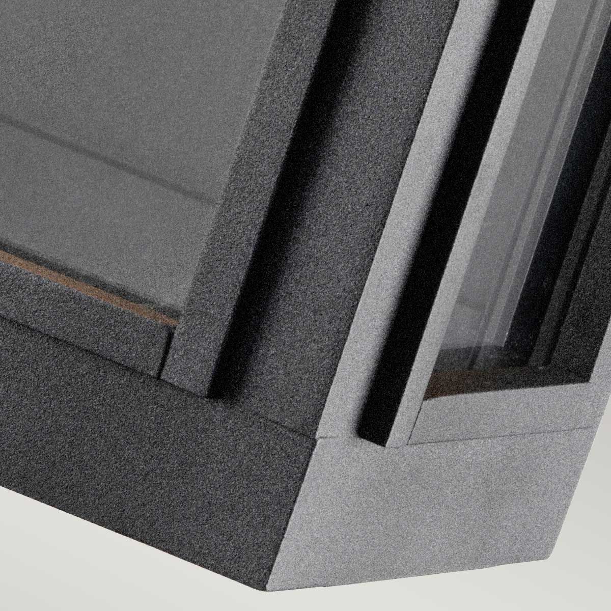 Sutcliffe 1 Light Aged Zinc Outdoor Wall Lantern