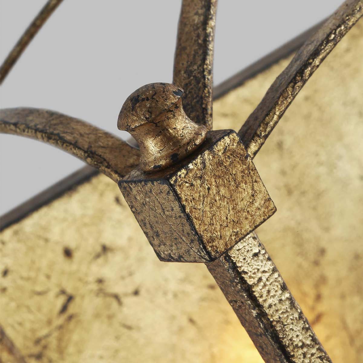 Thayer 2 Light Gold Wall Light