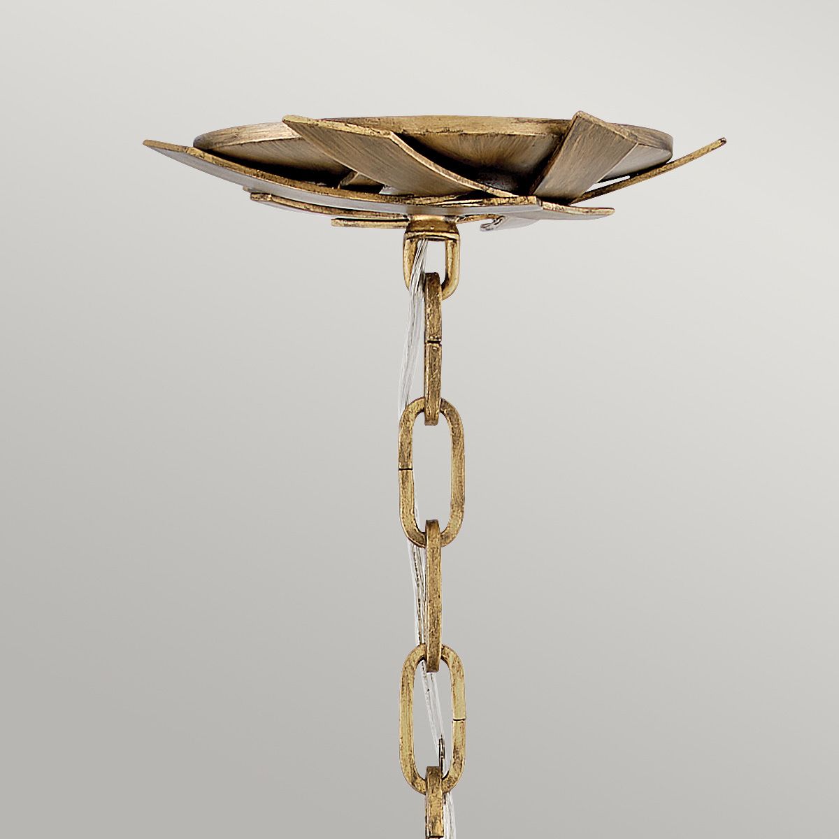 Vida 13 Light Large Gold Pendant Light