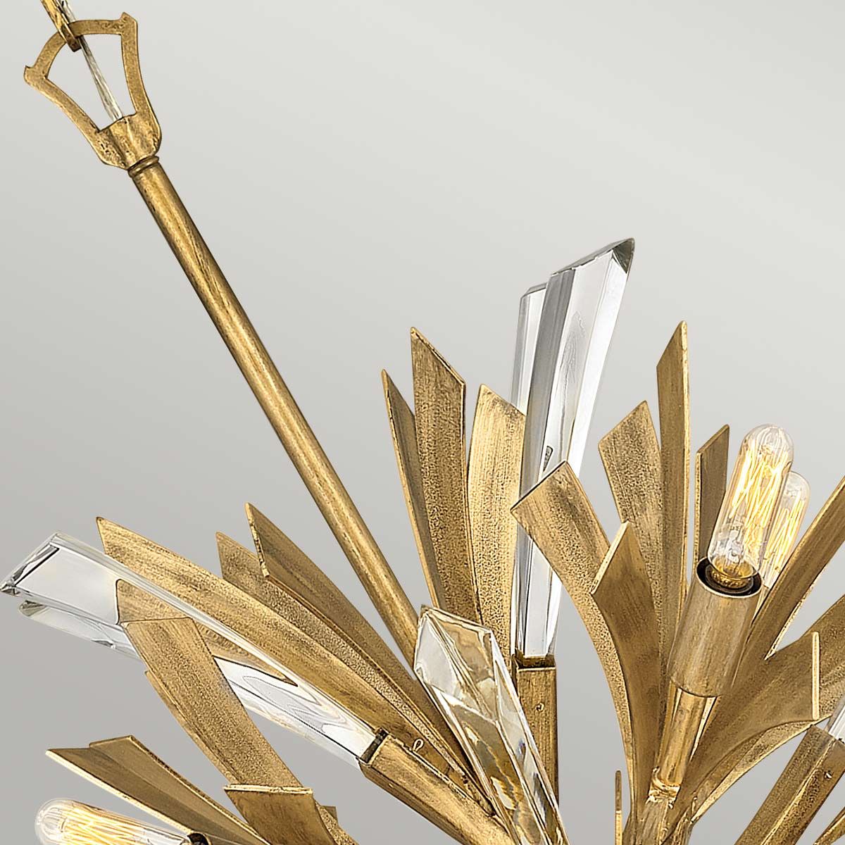 Vida 13 Light Small Gold Pendant Light