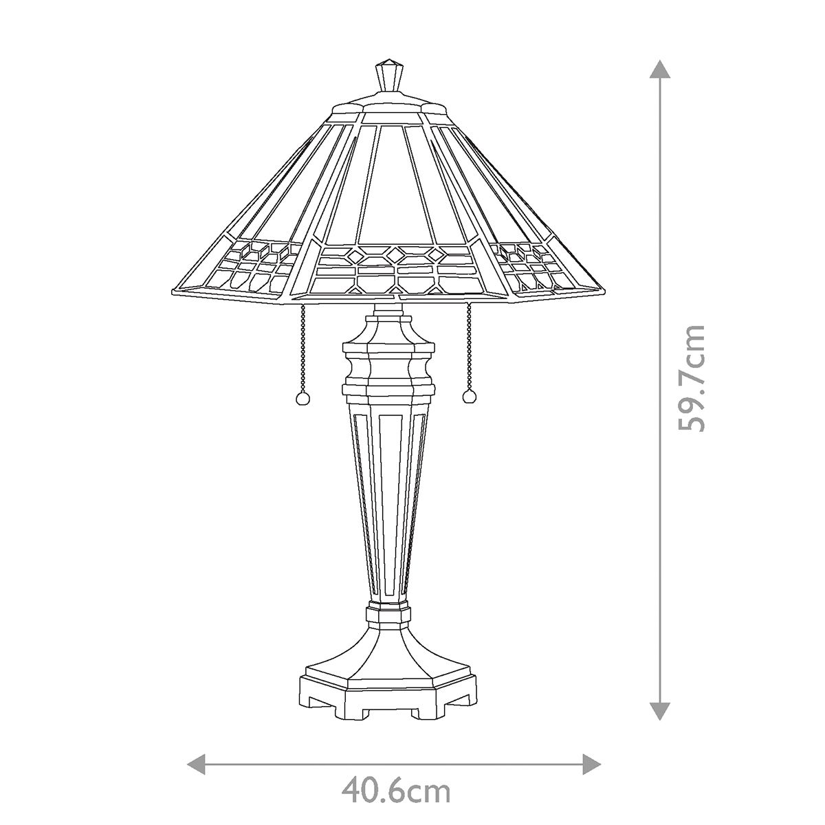 Quoizel Tiffany Arden Table Lamp