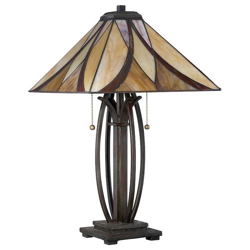Asheville Tiffany Lamp Living Room unlit image