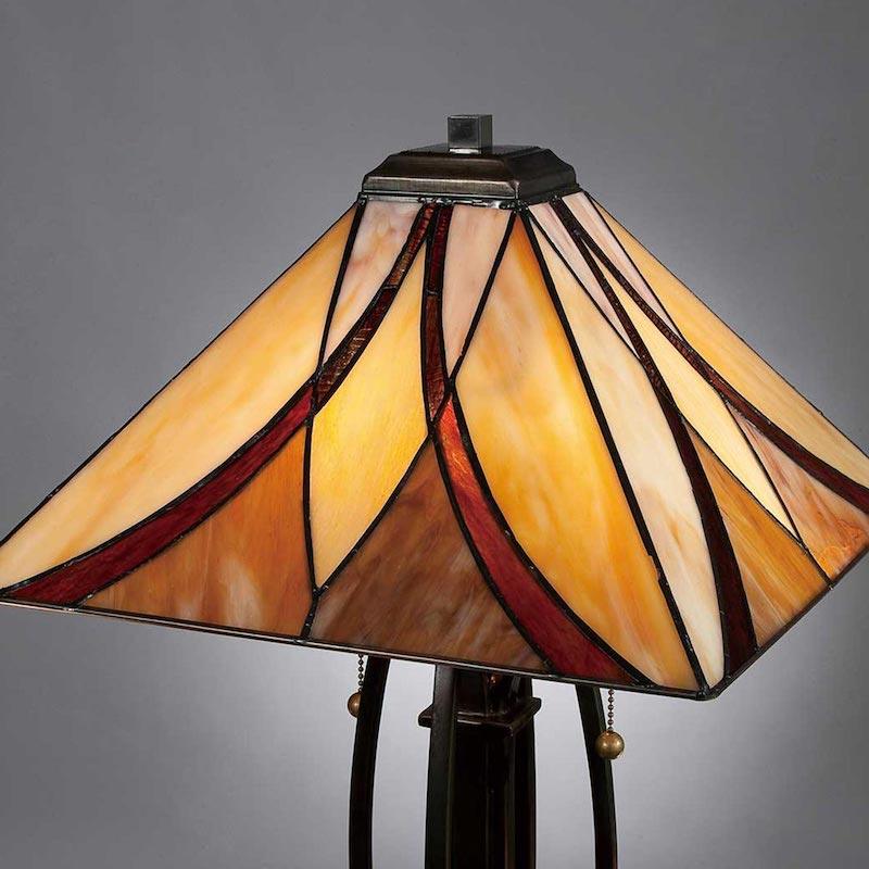 Asheville Tiffany Lamp Living Room close up image