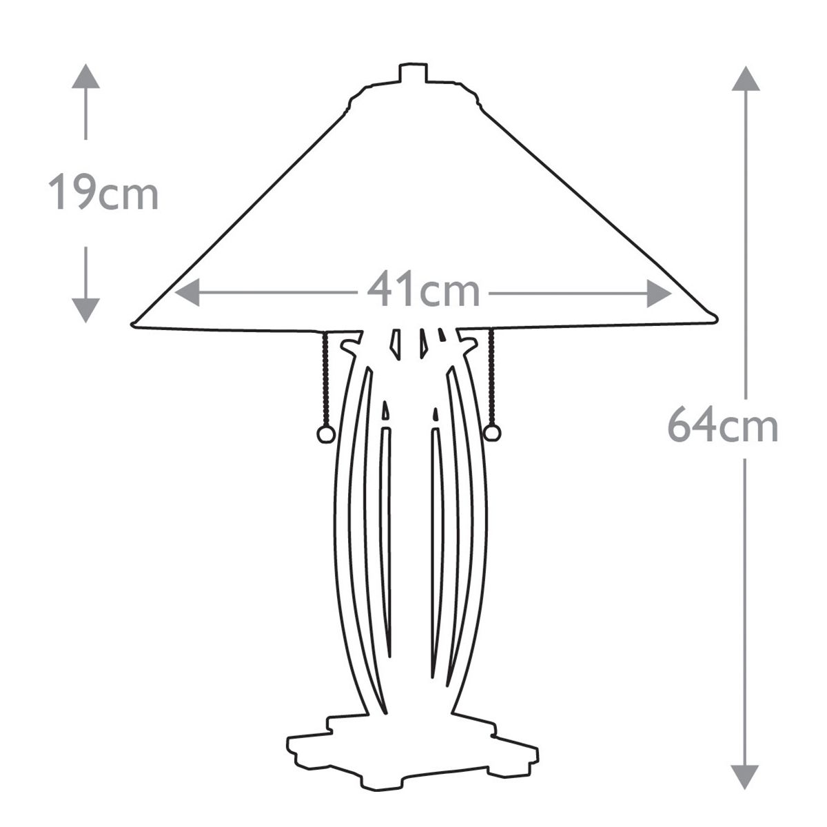 Quoizel Tiffany Asheville Table Lamp