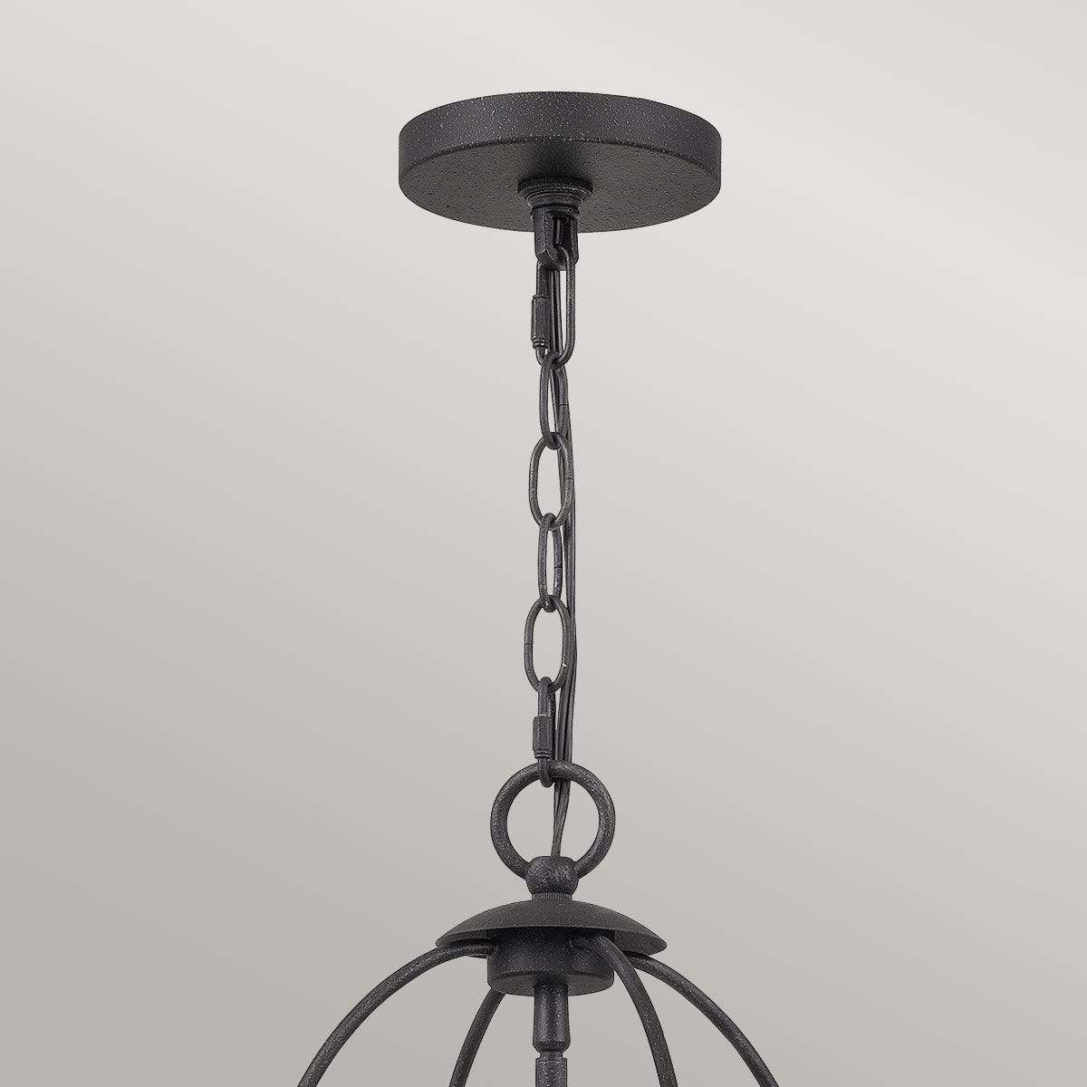 Quoizel Bradbury 4 Light Grey Ceiling Pendant