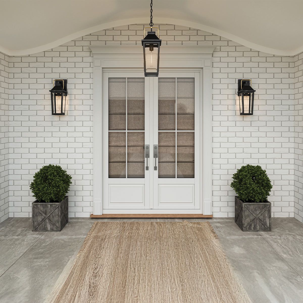 Quoizel Buckley 1 Light Coastal Medium Outdoor Wall Lights Lantern