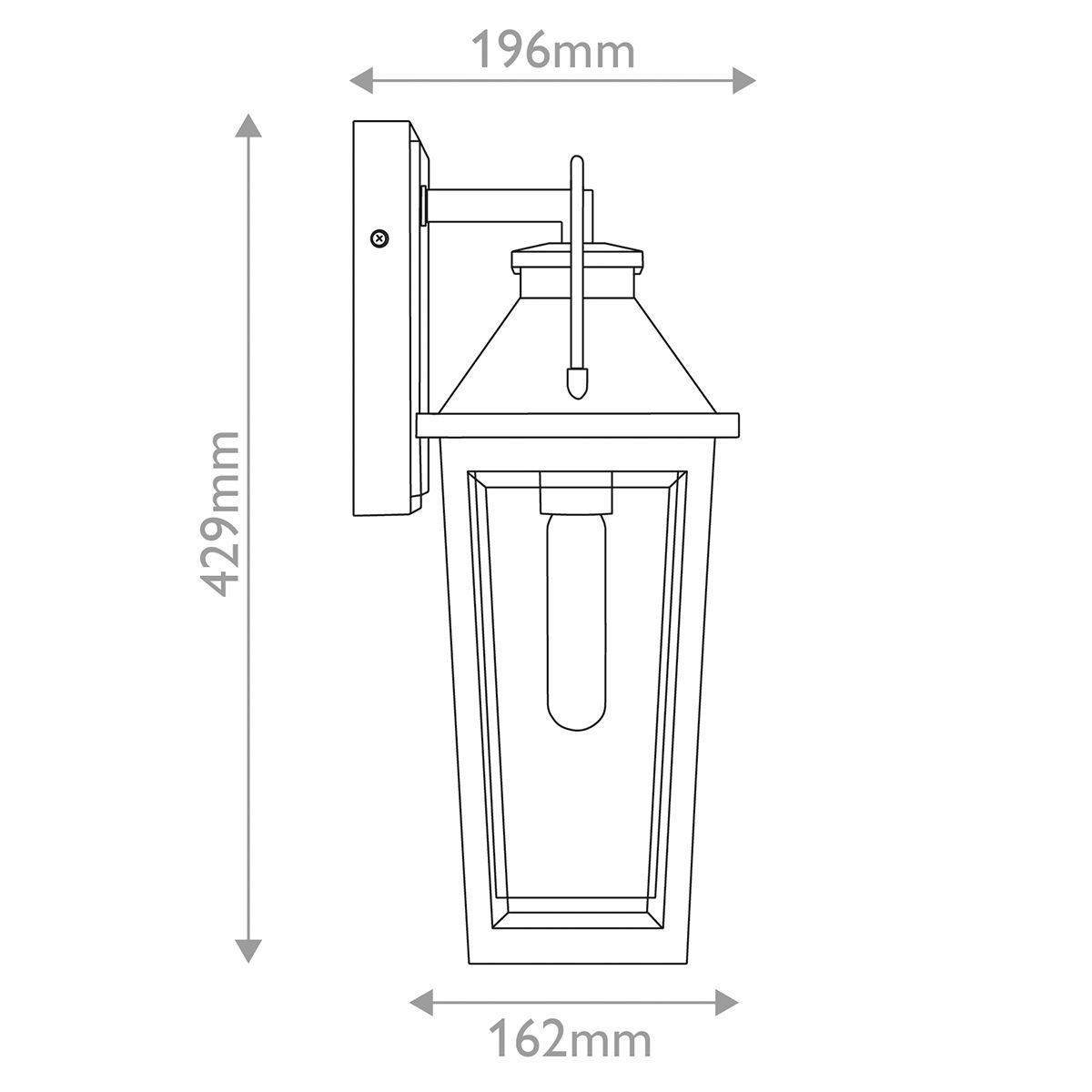 Quoizel Buckley 1 Light Coastal Medium Outdoor Wall Lights Lantern