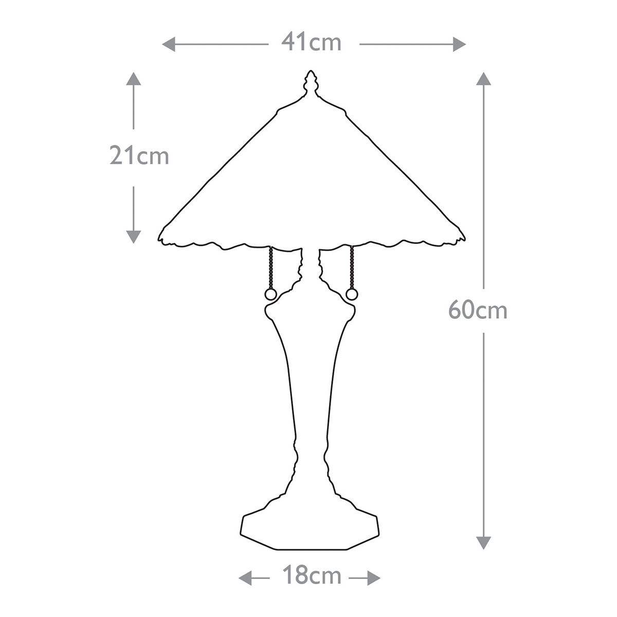 Quoizel Cambridge Tiffany Table Lamp