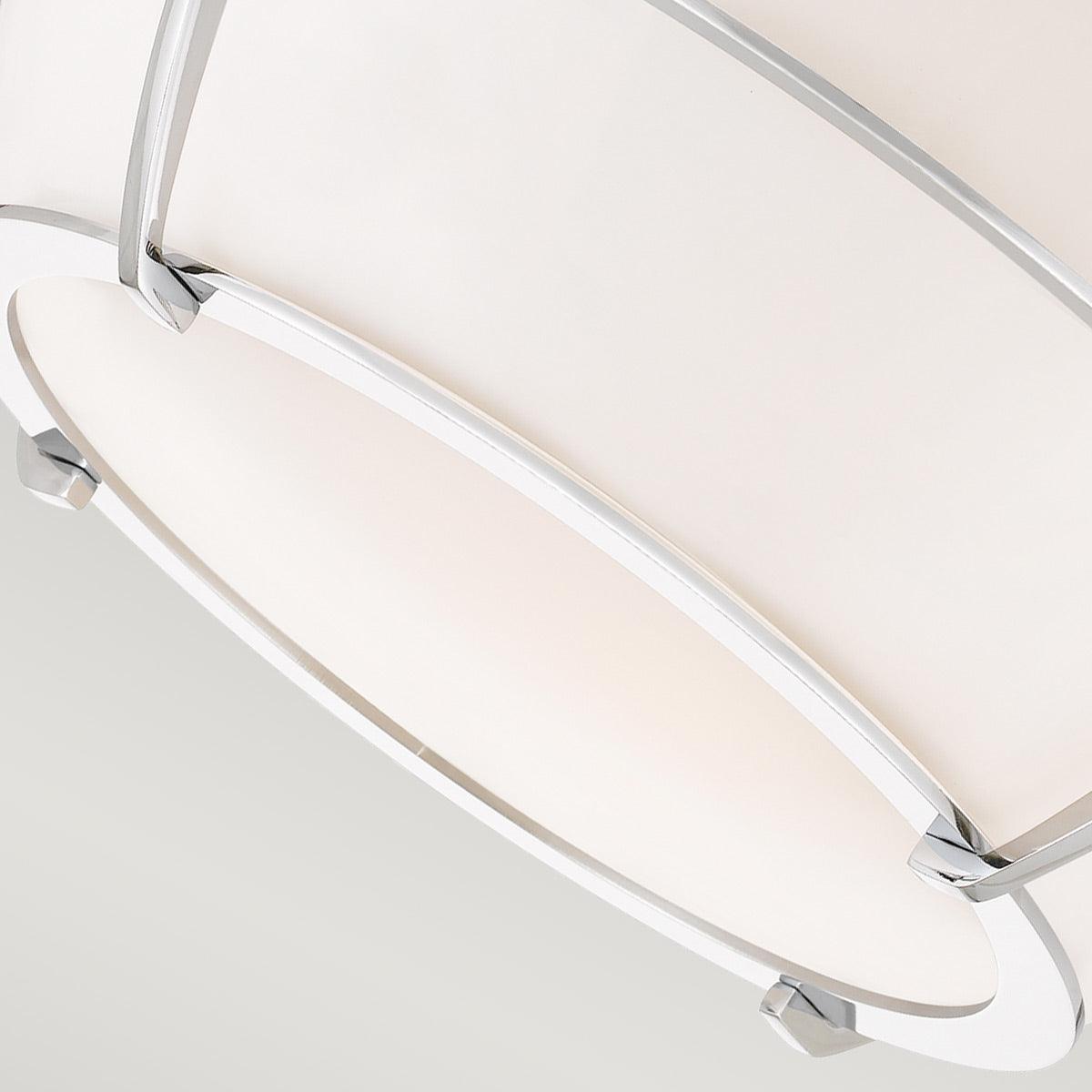 Quoizel Chance 2 Light Flush Chrome Bathroom Ceiling Light