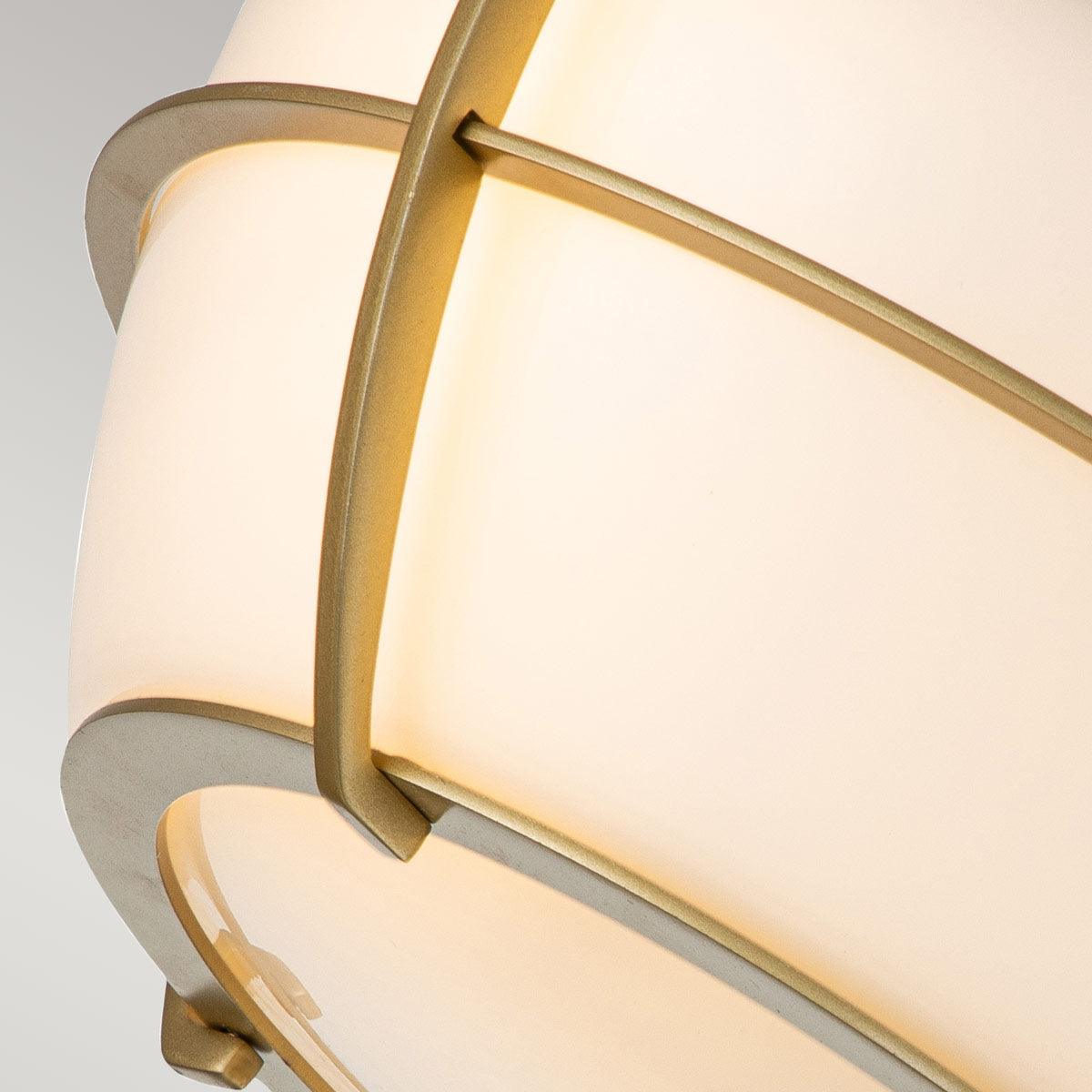 Quoizel Chance 2 Light Brass Bathroom Flush Mount