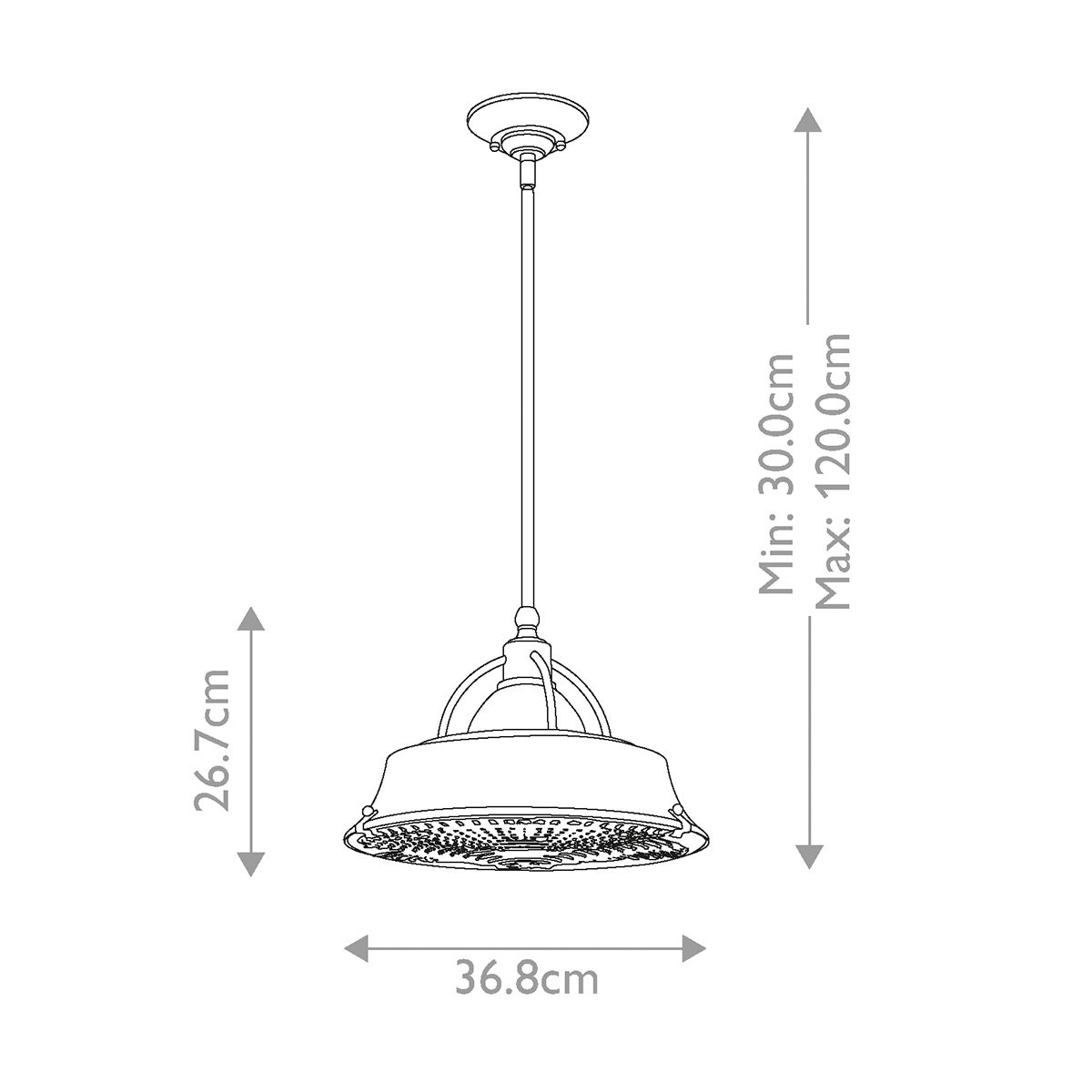 Quoizel Cody 2 Light Copper Pendant Ceiling Light