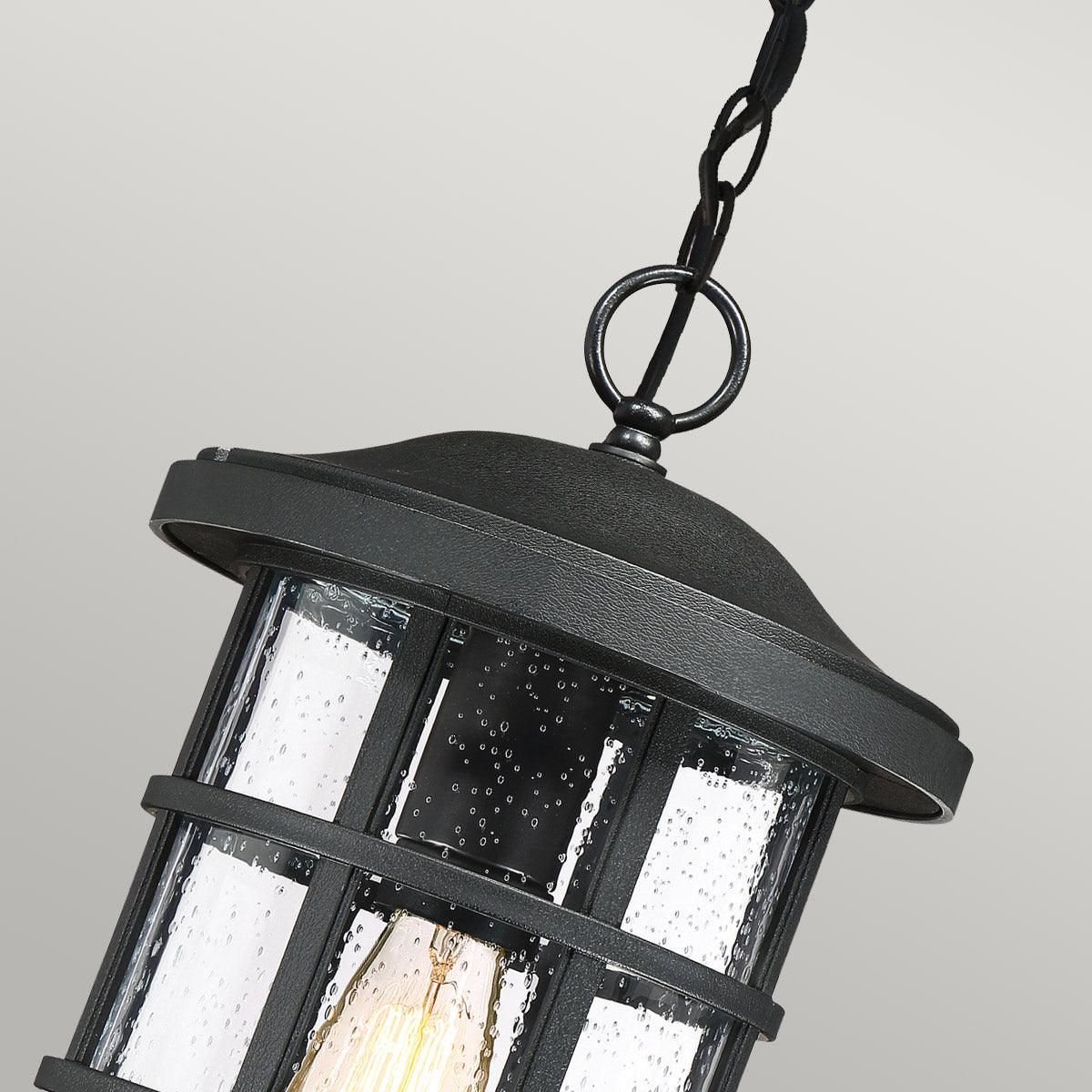 Quoizel Crusade 1 Light Black Chain Lantern