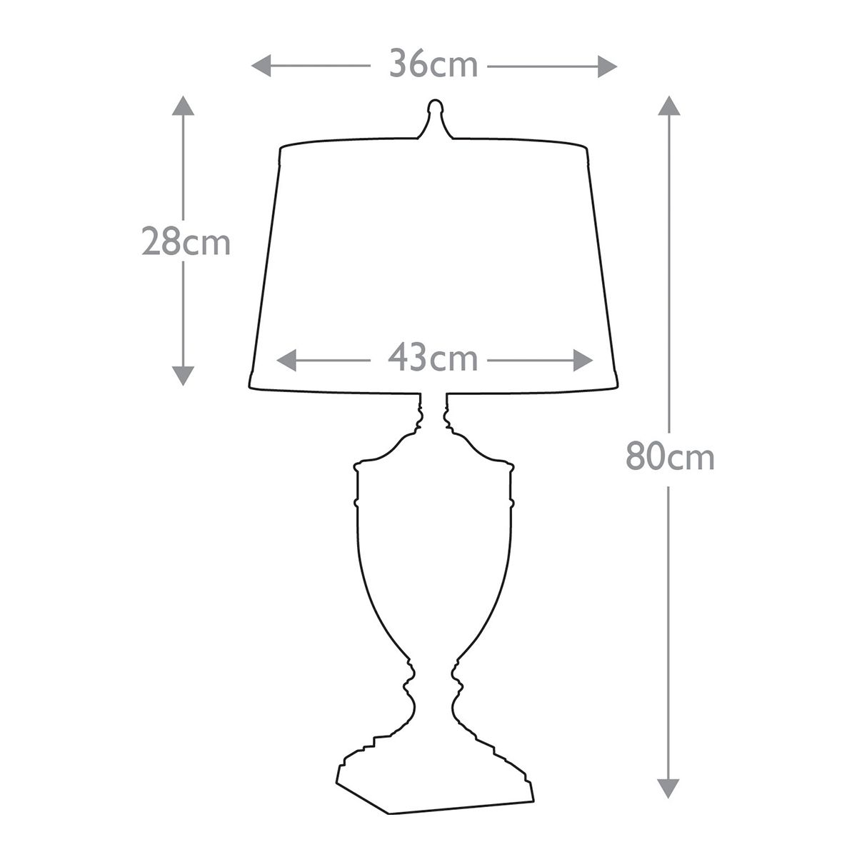 Quoizel Dennison Brass Table Lamp With Cream Shade