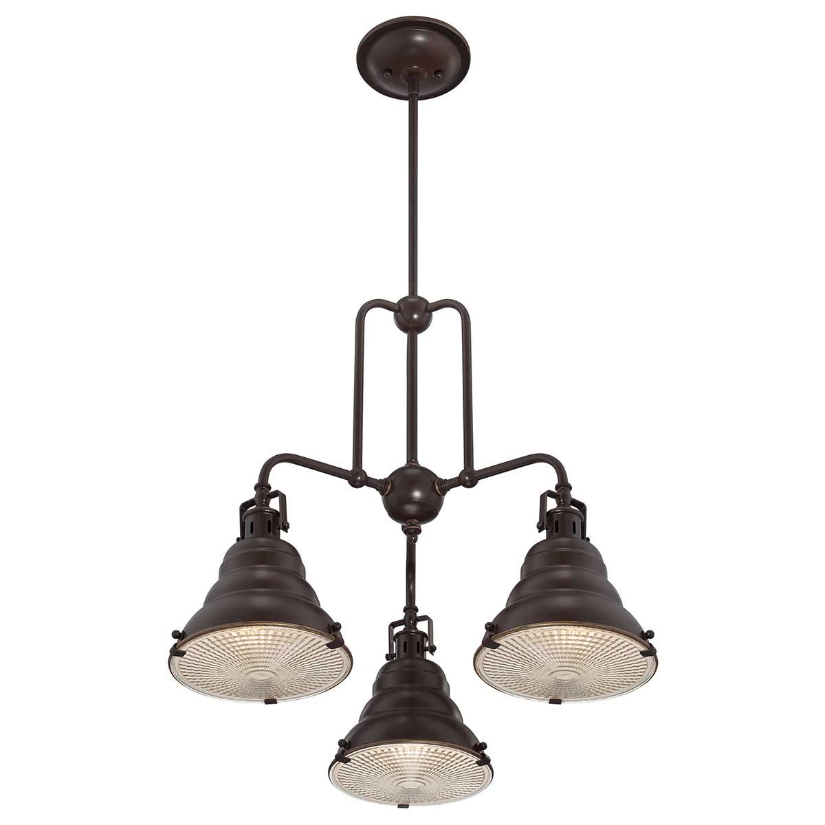 Quoizel Eastvale 3 Light Chandelier - Palladian Bronze