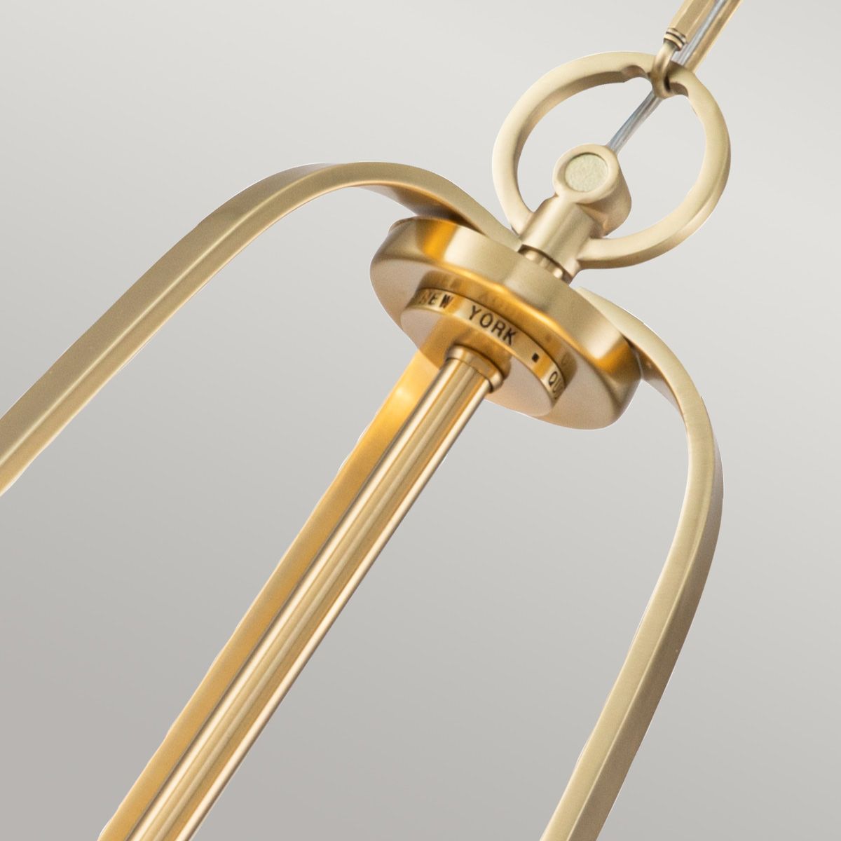 Gotham Brass Living Room Ceiling Pendant Light