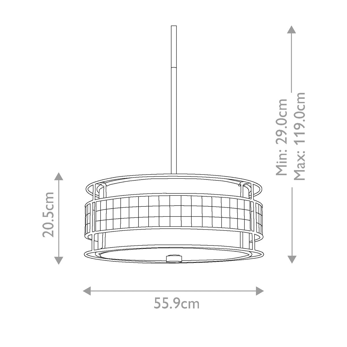 Quoizel Laguna Copper Mosaic Pendant Ceiling Light