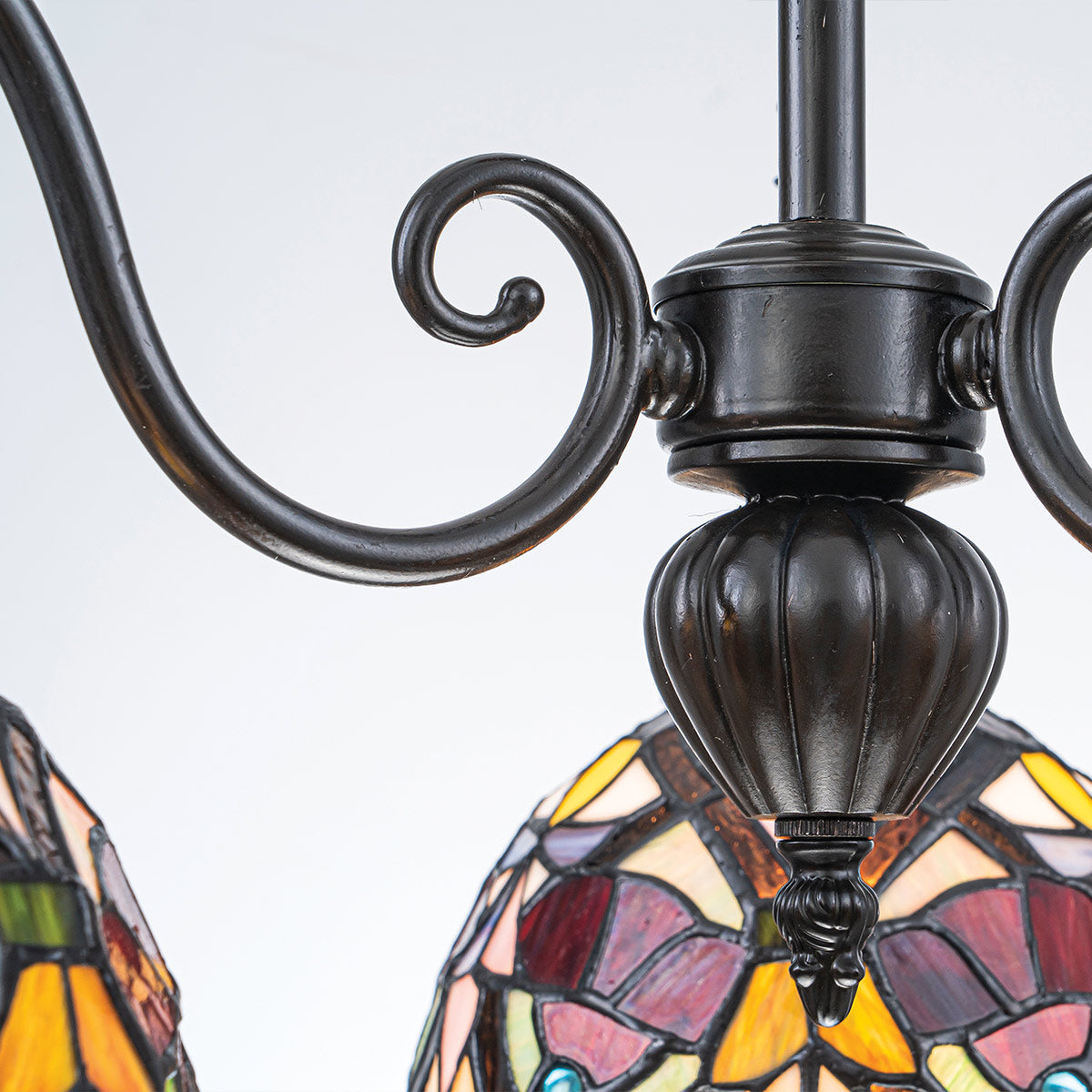 Quoizel Larissa Tiffany 3 Light Ceiling Chandelier