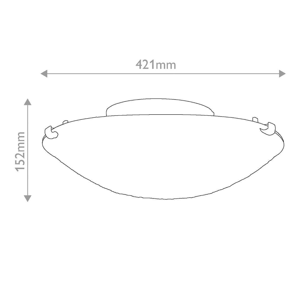 Quoizel Larissa Flush Tiffany Ceiling Light