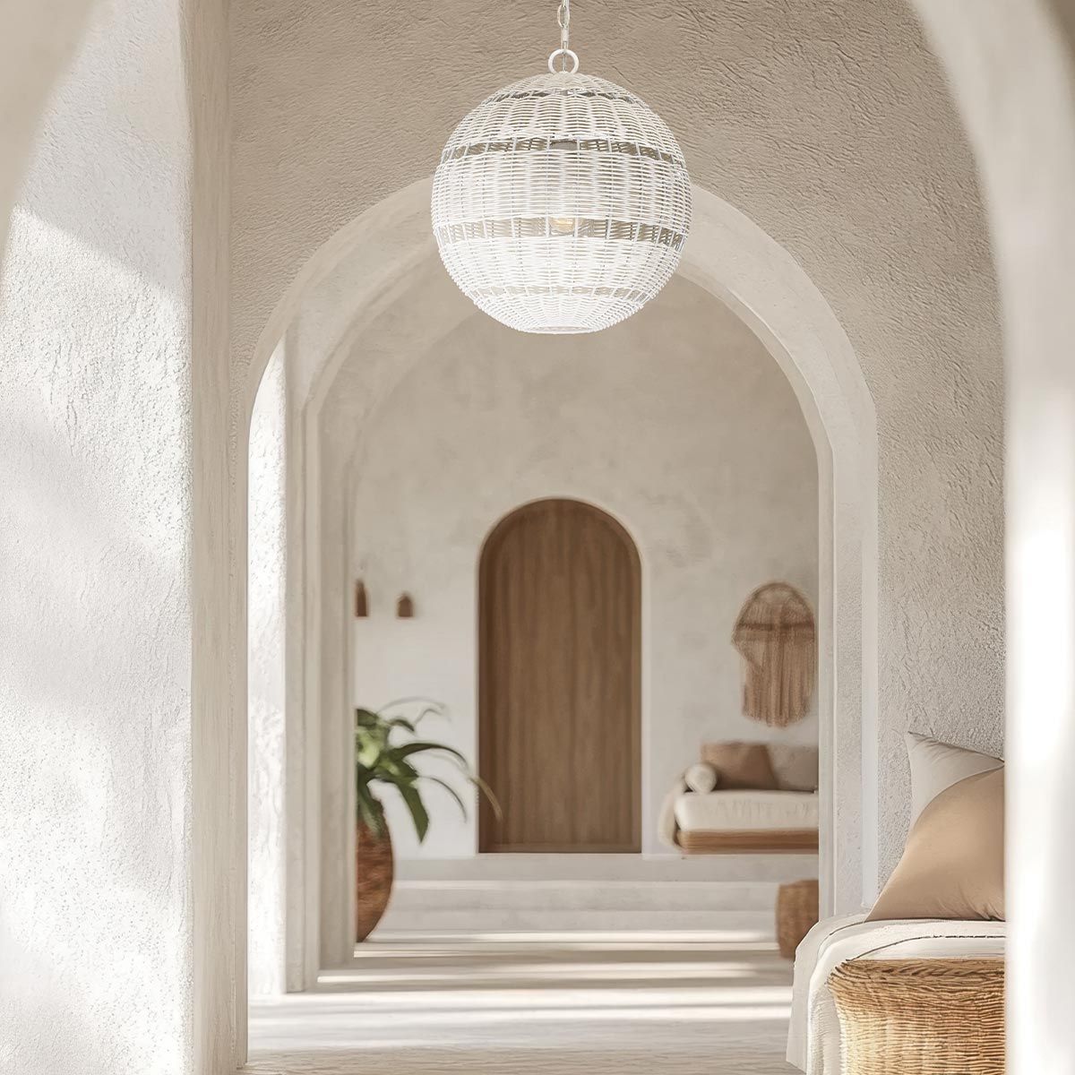 Quoizel Lindendale White Pendant Light