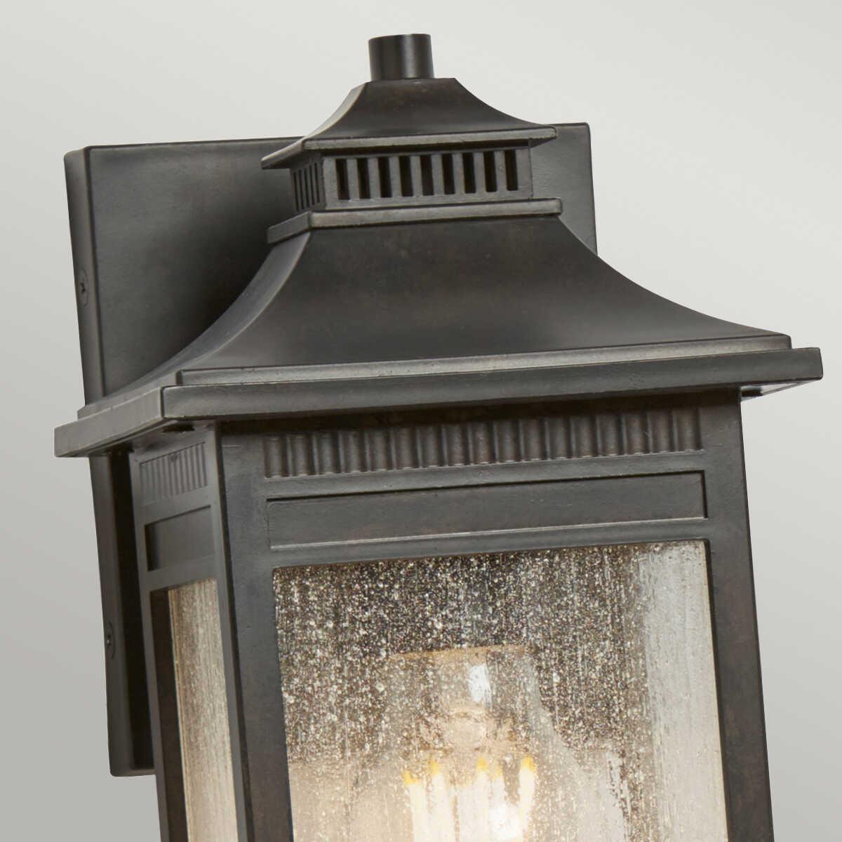 Quoizel Livingston Small Bronze Outdoor Wall Light-OPEN-BOX-50-240426