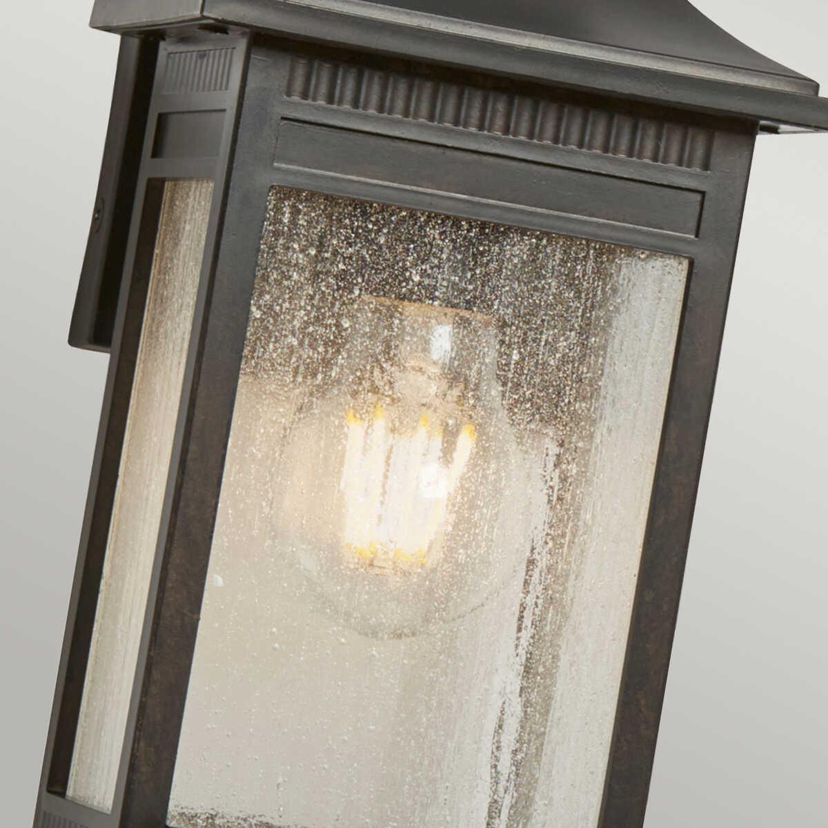 Quoizel Livingston Small Bronze Outdoor Wall Light-OPEN-BOX-50-240426