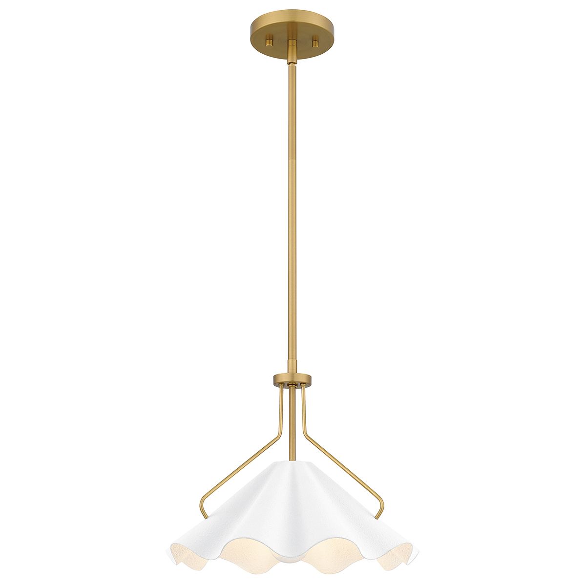 Quoizel Mejia Brass Ceiling Pendant Light by Quoizel Lighting QZ-MEJIA-1P-S-AB