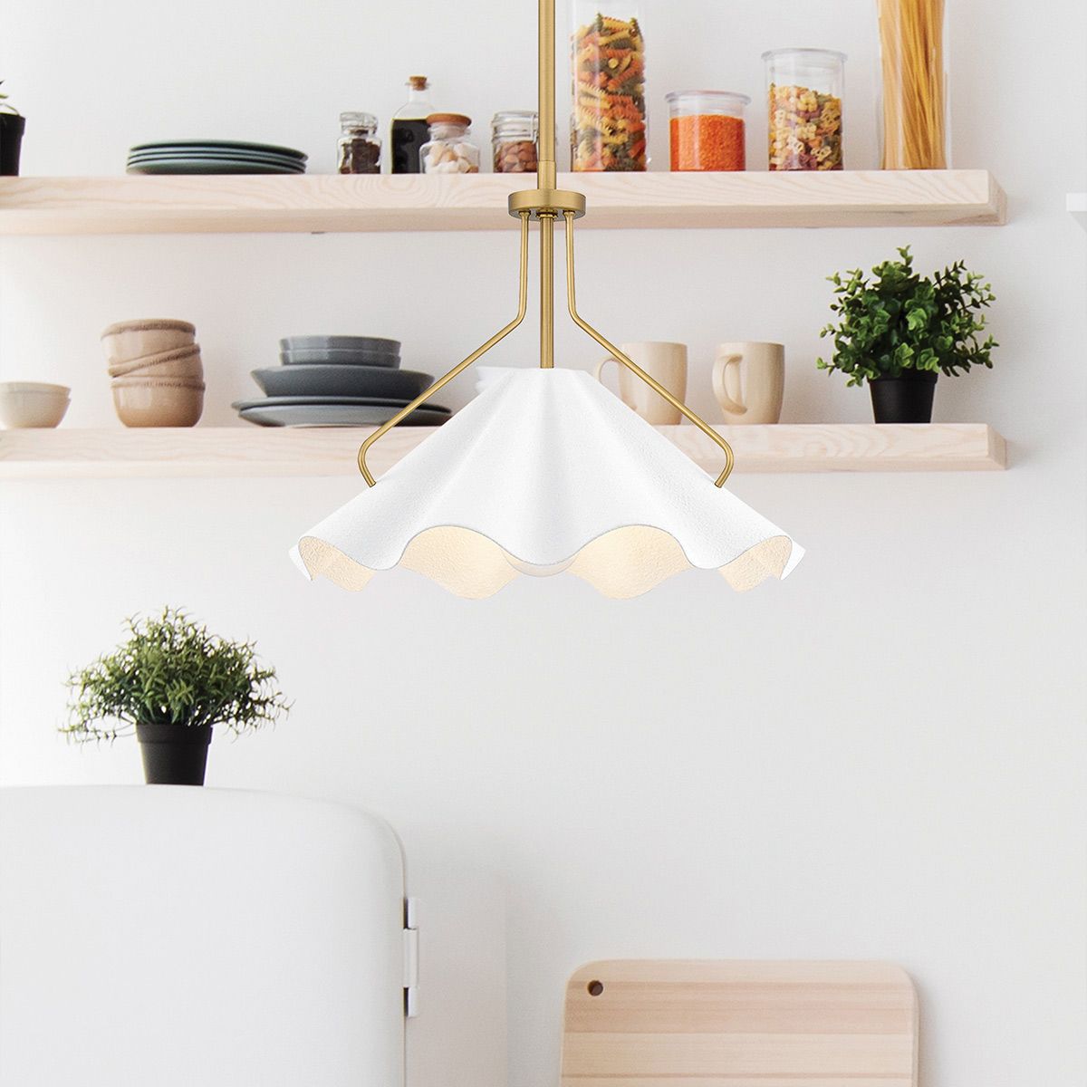 Quoizel Mejia Brass Ceiling Pendant Light