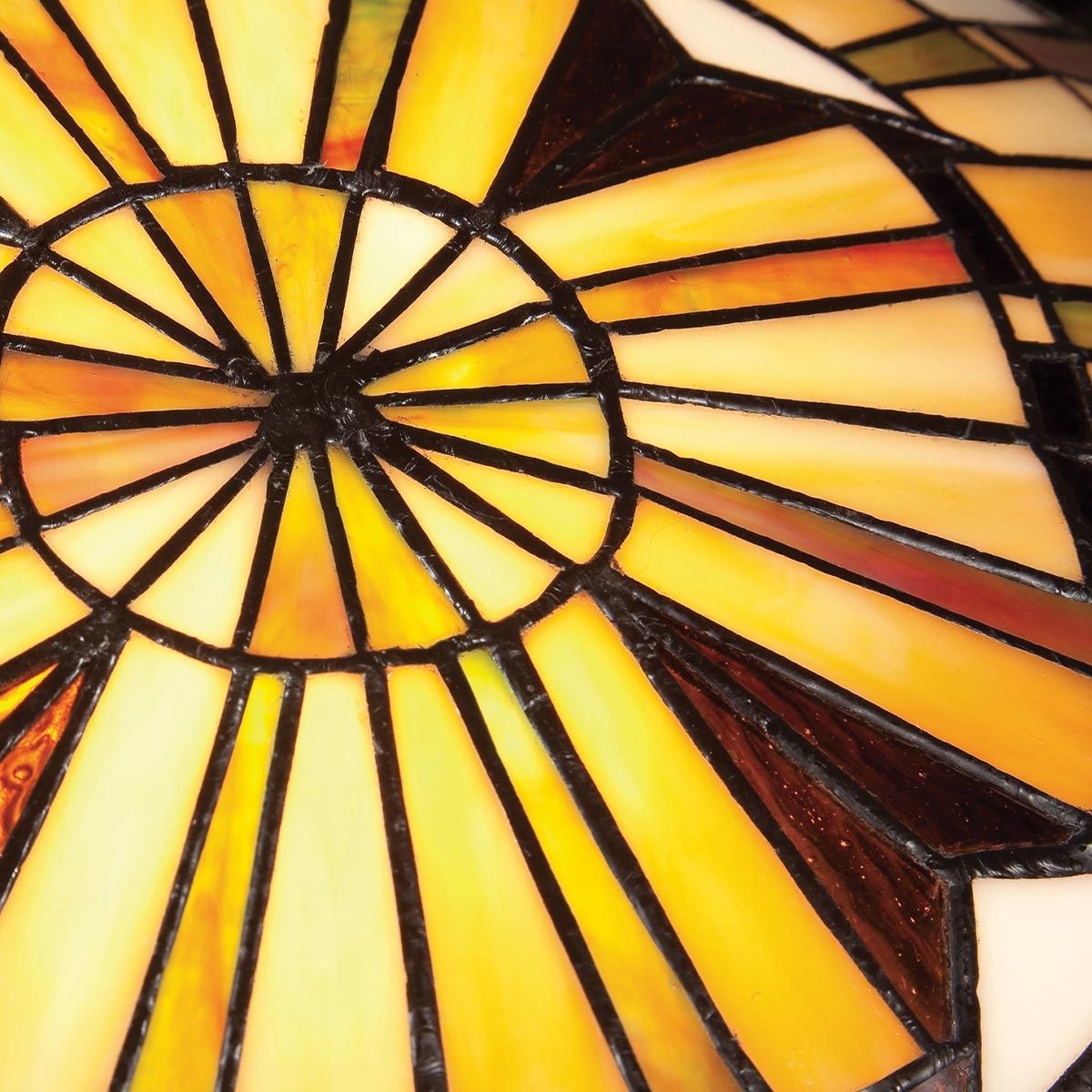 Quoizel Reed Tiffany Flush Ceiling Light