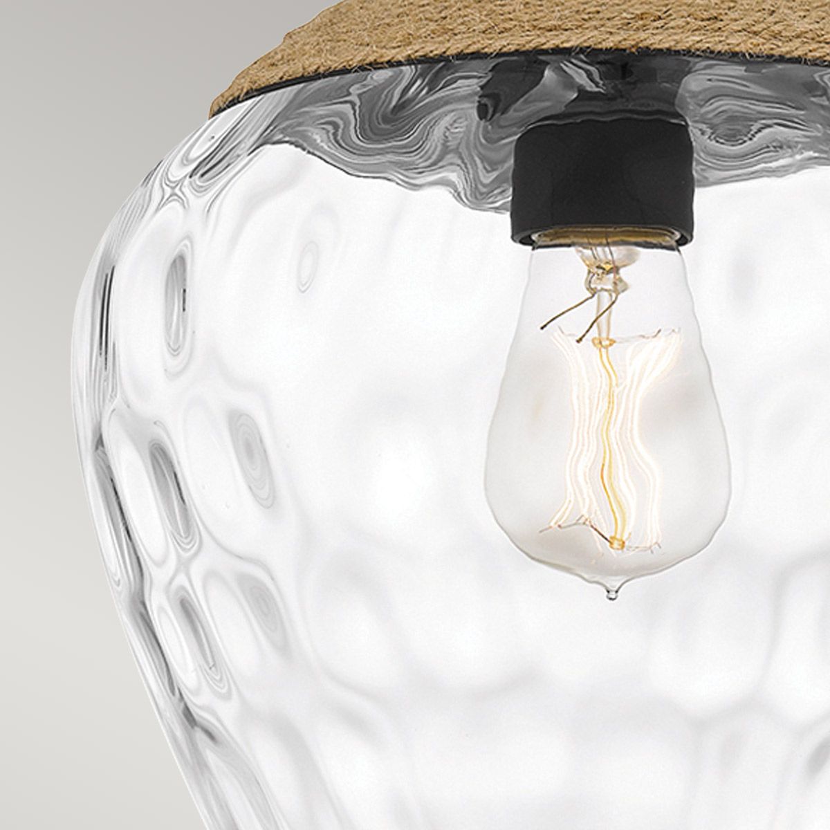 Quoizel Royer Back and Rope Ceiling Pendant Light-warehouse-180926