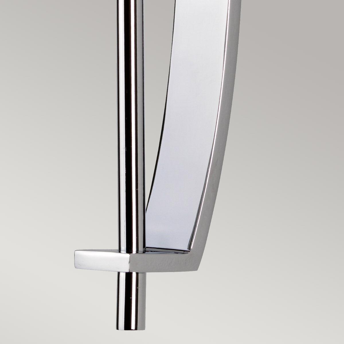Quoizel Taylor Large Polished Chrome Bathroom Wall Light