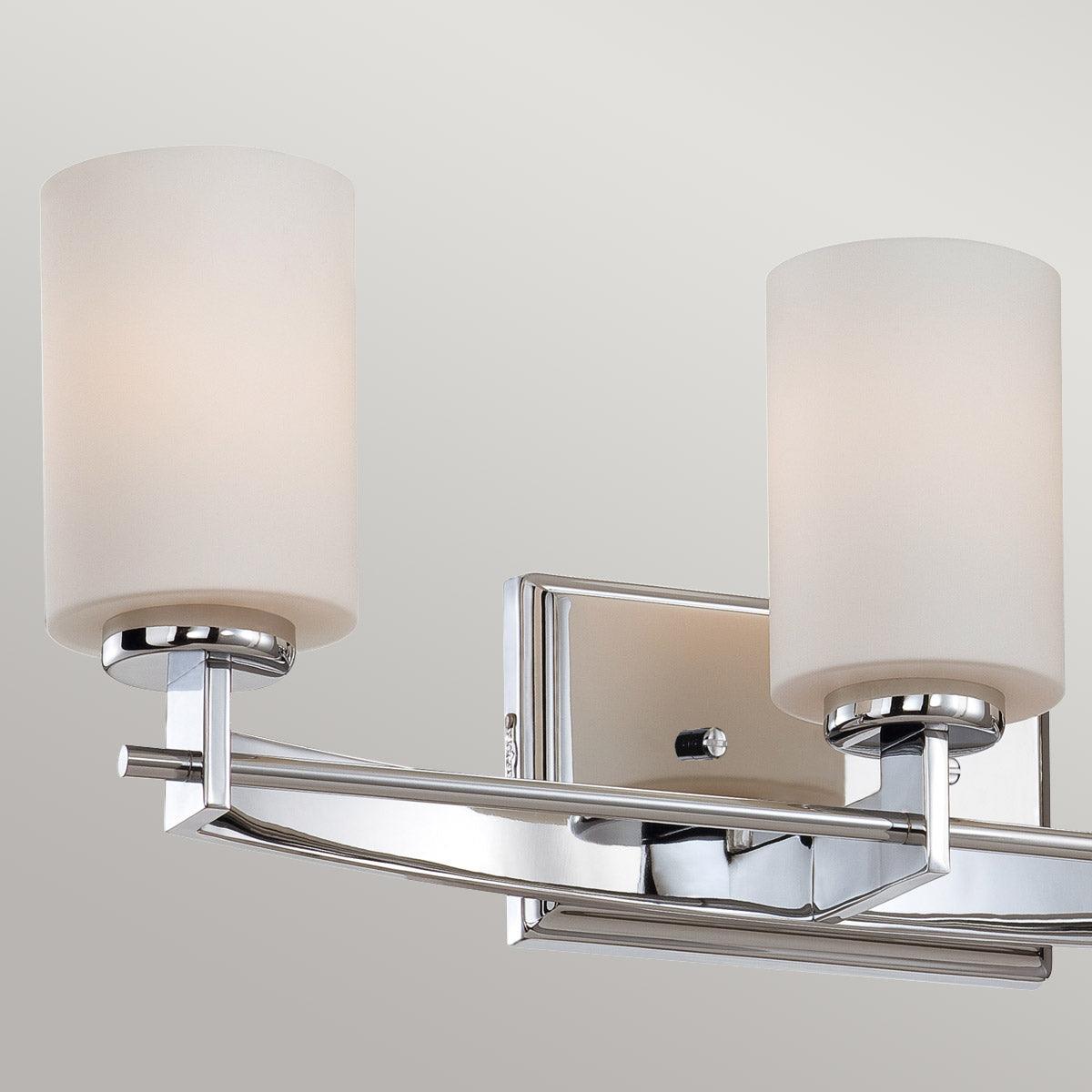 Quoizel Taylor 3 Light Above Mirror Chrome Bathroom Light-OB-180926