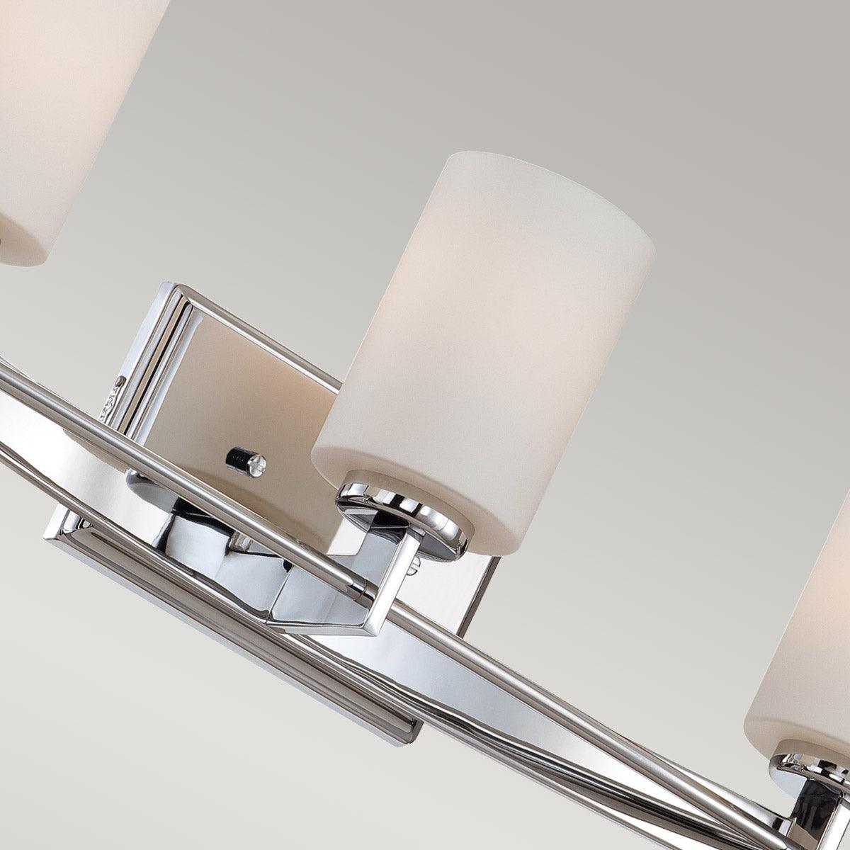 Quoizel Taylor 3 Light Above Mirror Chrome Bathroom Light-OB-180926