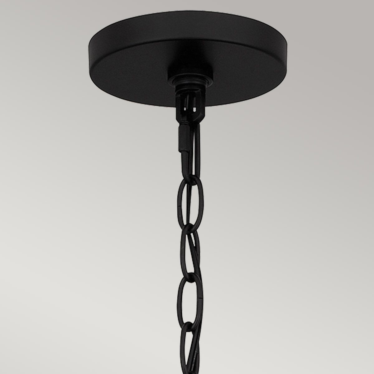 Quoizel Teton Black 5 Light Ceiling Pendant Light