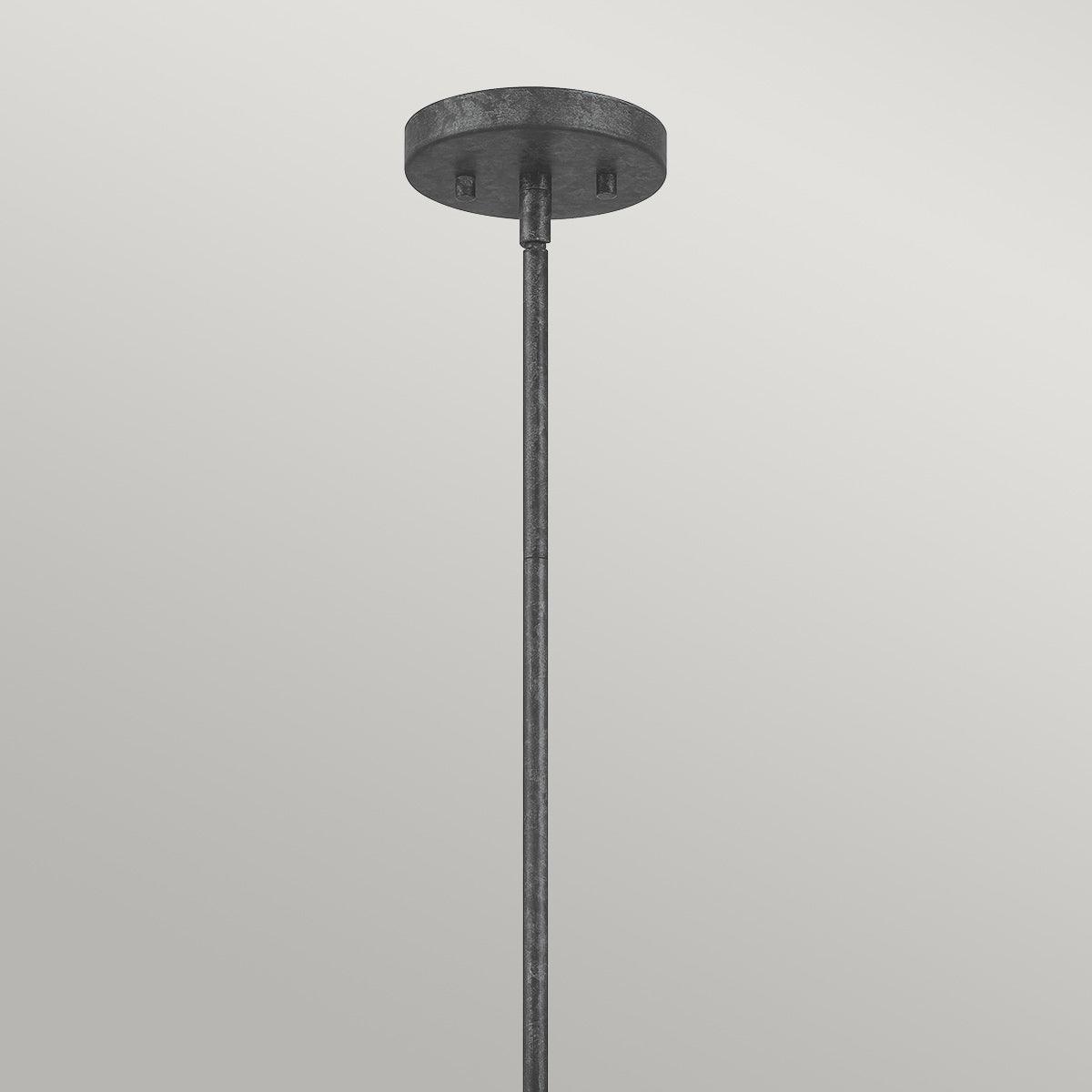Quoizel Vanguard 4 Light Black Ceiling Pendant