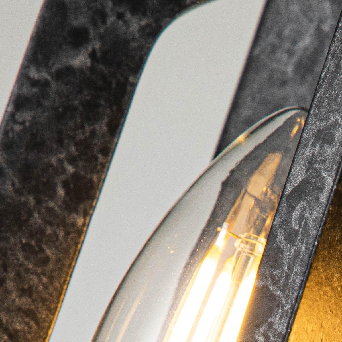 Quoizel Vanguard 2 Light Black Wall Light