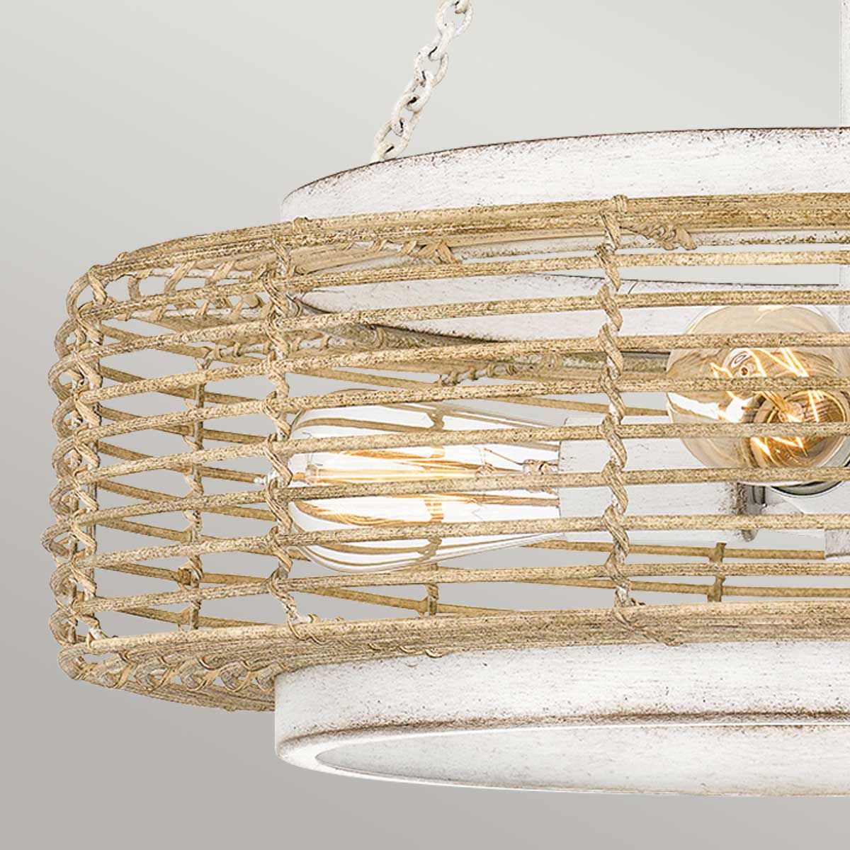 Quoizel Waylon White Ceiling Pendant Light