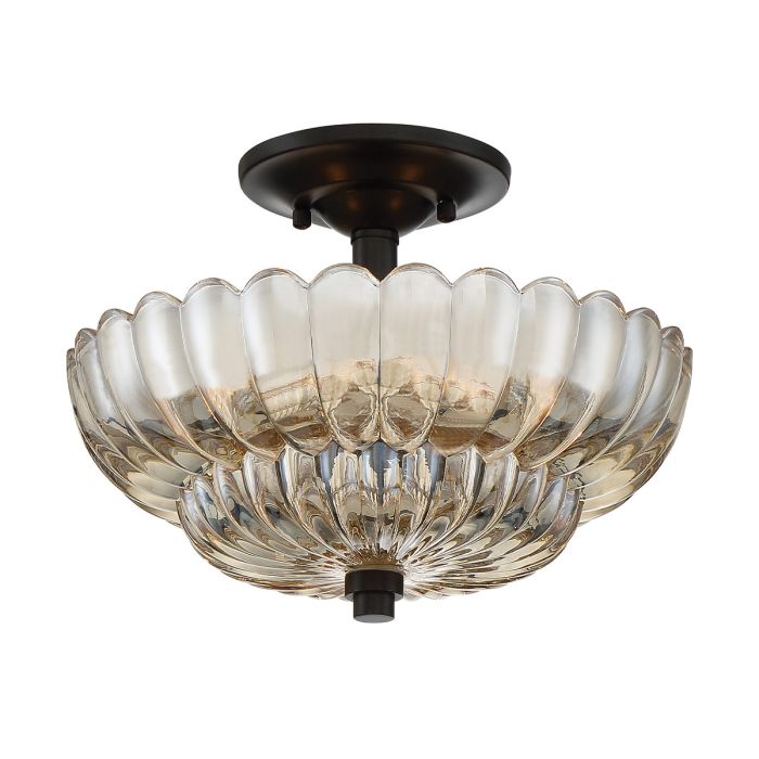 Quoizel Whitecap Small Semi Flush Ceiling Flush