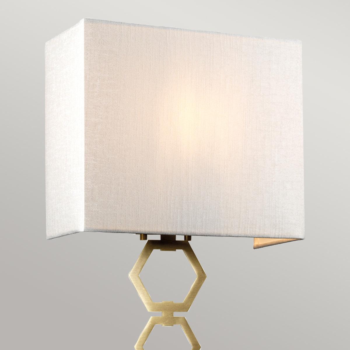 Ria Medium 1 Light Aged Brass Wall Light Elstead Lighting