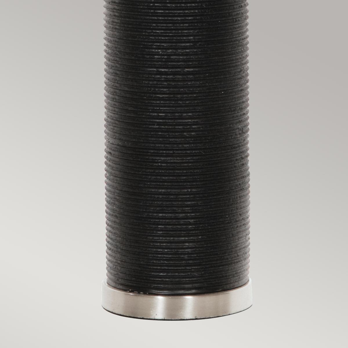 Ripple 1 Light Black Table Lamp - Elstead Lighting