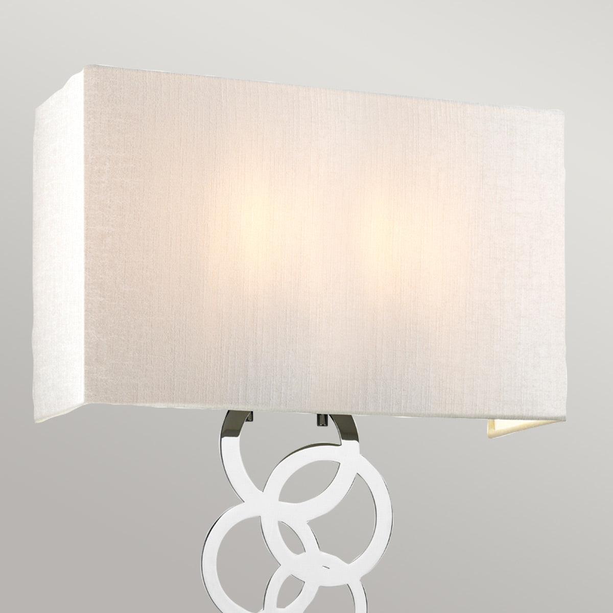 Elstead Rosa Large 2 Light Polished Chrome Wall Light