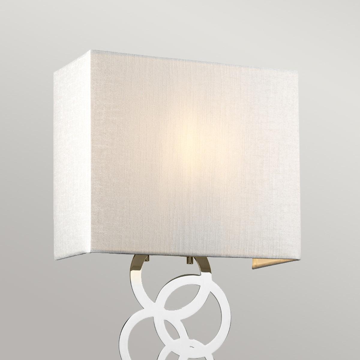 Elstead Rosa Medium 1 Light Polished Chrome Wall Light