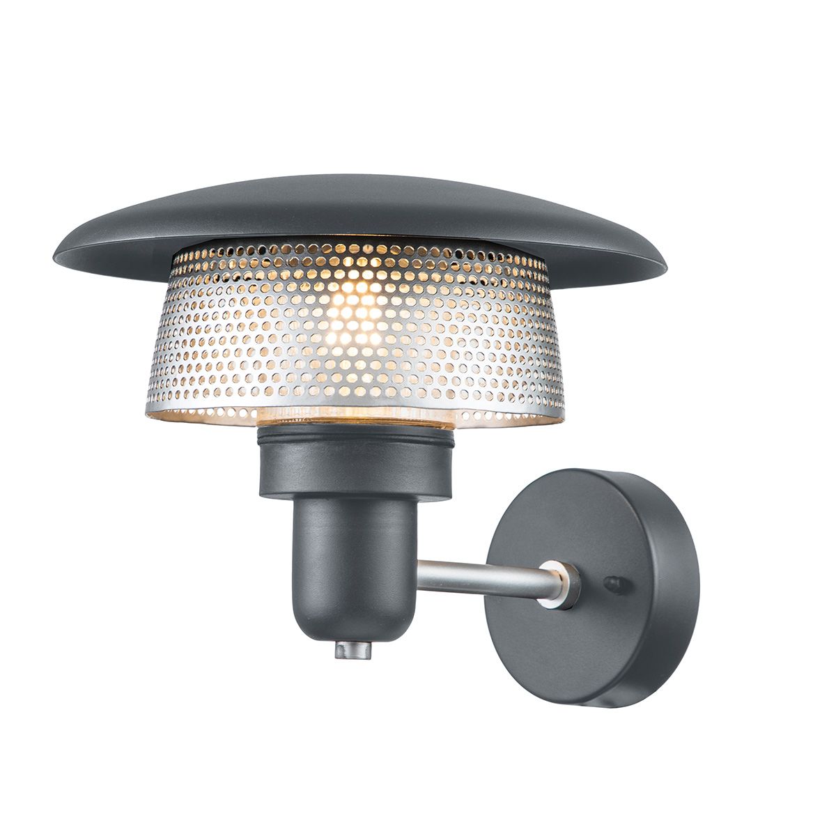 Saturne Grey Exterior Wall Lantern SATURNE by Elstead Lighting