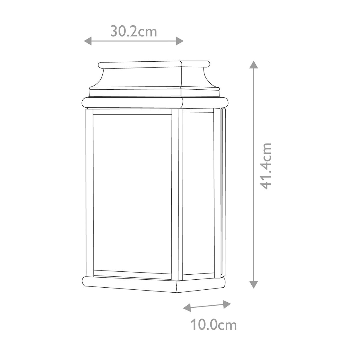 Elstead St Martins Large Aged Brass Outdoor Wall Light-warehouse-clearance-140826