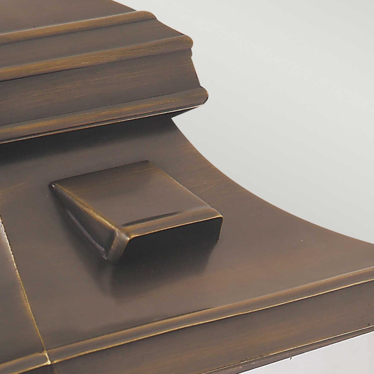 Elstead St Pauls Aged Brass Outdoor Wall Light-OPEN-BOX-100326